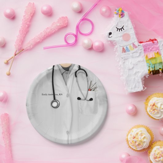 Assiettes En Carton Soins infirmiers (Fête)