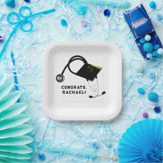 Assiettes En Carton Soins infirmiers (Fête)