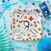 Assiettes En Carton Soins infirmiers (Fête)