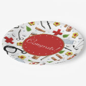 Assiettes En Carton Soins infirmiers (Angle)