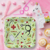 Assiettes En Carton Soins médicaux (Fête)
