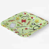 Assiettes En Carton Soins médicaux (Angulaire)