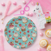 Assiettes En Carton Soins sucrés (Fête)
