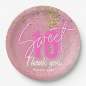 Assiettes En Carton Soirée 16 Soirée Soirée Soirée Personnalisée (Devant)