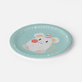 Assiettes En Carton Soirée Anniversaire de enfant de souris (Angle)