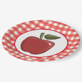 Assiettes En Carton Soirée aux fruits de pomme mignonne (Angle)