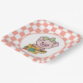 Assiettes En Carton soirée cochon à chaud (Angulaire)