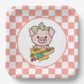 Assiettes En Carton soirée cochon à chaud (Recto)