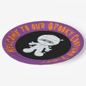 Assiettes En Carton Soirée costumée d'Halloween (Angle)