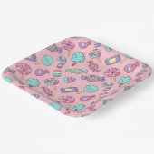 Assiettes En Carton Soirée d'anniversaire de Candy (Angulaire)