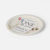 Assiettes En Carton Soirée d'anniversaire d'une oie sotte (Angle)