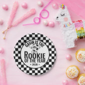 Assiettes En Carton Soirée d'anniversaire Retro Vintage personnalisée (Fête)