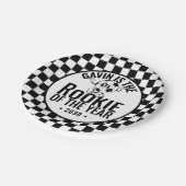 Assiettes En Carton Soirée d'anniversaire Retro Vintage personnalisée (Angle)