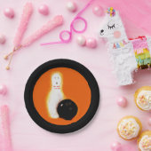 Assiettes En Carton Soirée de bowling d'Halloween (Fête)