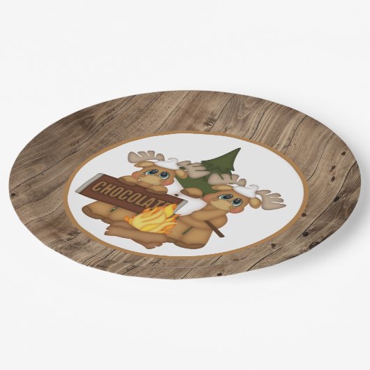 Assiettes En Carton Soirée de mignonette (Angle)