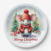Assiettes En Carton Soirée de Noël (Devant)