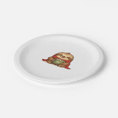 Assiettes En Carton Soirée de Noël cosy avec chocolat chaud � Cute Win (Angle)