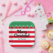 Assiettes En Carton Soirée de Noël sur mesure (Fête)