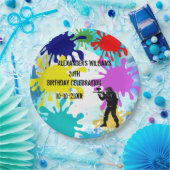 Assiettes En Carton Soirée de Paintball (Fête)