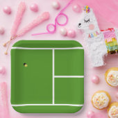 Assiettes En Carton Soirée de tennis créative (Fête)