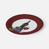 Assiettes En Carton Soirée dégustation de vin élégante (Angle)