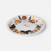 Assiettes En Carton Soirée d'Halloween, Carnaval, Tendance (Angle)