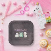 Assiettes En Carton Soirée d'Halloween en costume mignon (Fête)