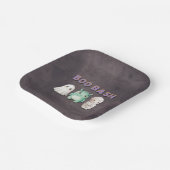 Assiettes En Carton Soirée d'Halloween en costume mignon (Angulaire)