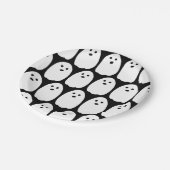 Assiettes En Carton Soirée d'Halloween sur le fantôme (Angle)