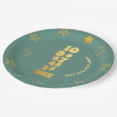 Assiettes En Carton Soirée du Nouvel An Miné (Angle)