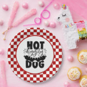 Assiettes En Carton soirée hot dog grill (Fête)