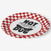 Assiettes En Carton soirée hot dog grill (Angle)