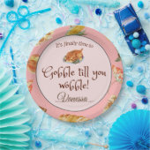 Assiettes En Carton Soirée Thanksgiving Pink Friedsgiving (Fête)