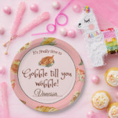 Assiettes En Carton Soirée Thanksgiving Pink Friedsgiving (Fête)