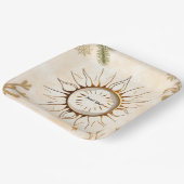 Assiettes En Carton "Solara Luxe Design" (Angulaire)