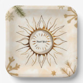 Assiettes En Carton "Solara Luxe Design" (Recto)