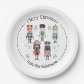 Assiettes En Carton Soldats du Jouet de Noël (Devant)