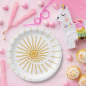 Assiettes En Carton Soleil 1 (Fête)