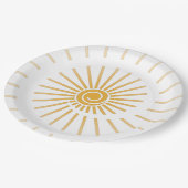 Assiettes En Carton Soleil 1 (Angle)