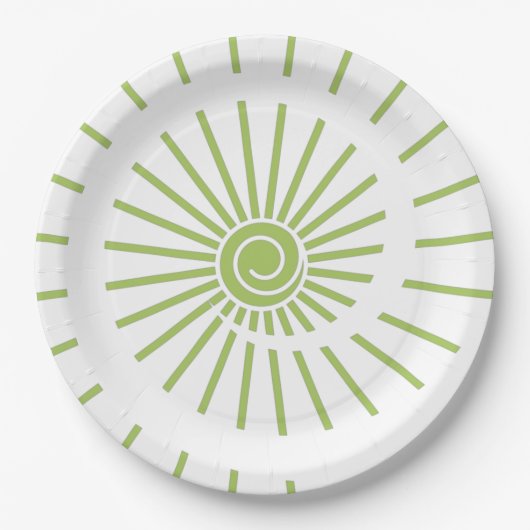 Assiettes En Carton Soleil 14 (Devant)