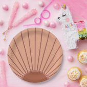 Assiettes En Carton Soleil Earth Tones Sunrise Brown Rust Retro Sunshi (Fête)