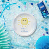 Soleil Nuages Blue Boy Anniversaire