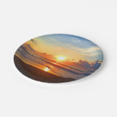 Assiettes En Carton Soleil océanique (Angle)