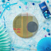 Assiettes En Carton Soleil Rouge IV (Fête)