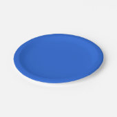 Assiettes En Carton Solide Royal Blue Toute Occasion (Angle)