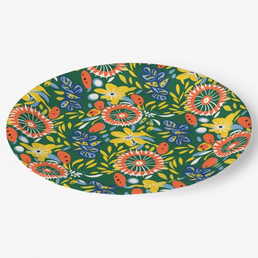 Assiettes En Carton Solstice d'été (Angle)