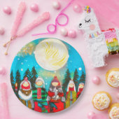 Assiettes En Carton Solstice d'hiver (Fête)