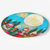 Assiettes En Carton Solstice d'hiver (Angle)