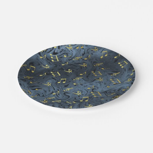 Assiettes En Carton son, métal, musique, musical, signe, note, forme, (Angle)