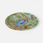 Assiettes En Carton Songbirds Lily Garden Birdhouse (Angle)